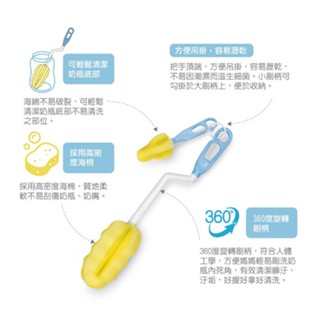 🚀現貨出清▸ KUKU 酷咕鴨｜海綿奶瓶刷 1支- 德昌藥局