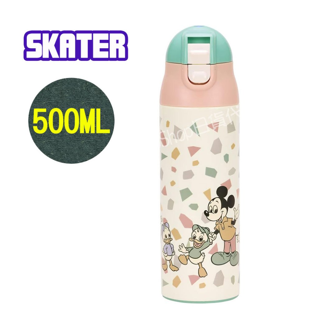 【CoCo日貨代購】日本 skater 超輕量 不鏽鋼 保溫杯 ( 米奇) 500ML SMIB5 保溫瓶 保溫 牛奶瓶