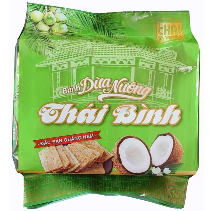 森吉小舖 越南 Thai binh 烤椰子餅 椰子餅乾 150g