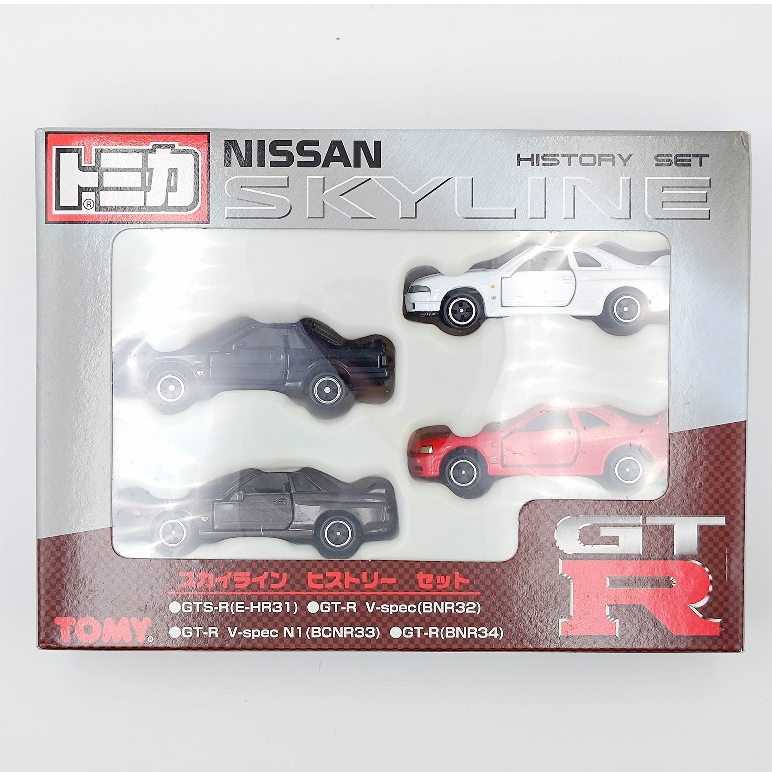 ★豬仔小舖★ Tomica Nissan Skyline 盒組/紅標/GTR/R31/R32/R33/R34