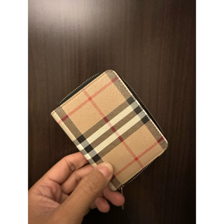 🔥二手 精品 BURBERRY 卡夾 名片夾 零錢包 經典 格紋 方格