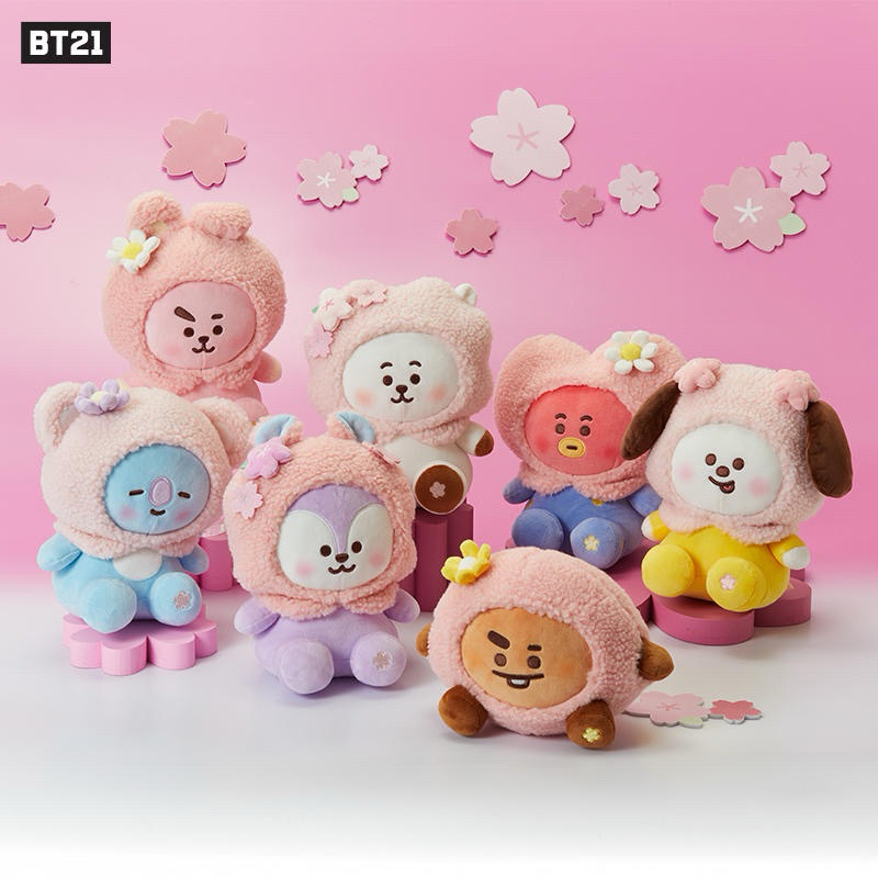 現貨BT21 SPRING DAY春日吊飾娃娃cooky chimmy rj shooky koya mang tata