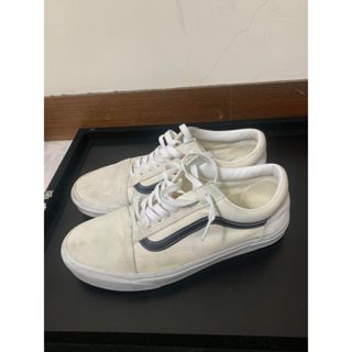 vans old skool 白底黑線 US9.5 百搭經典款