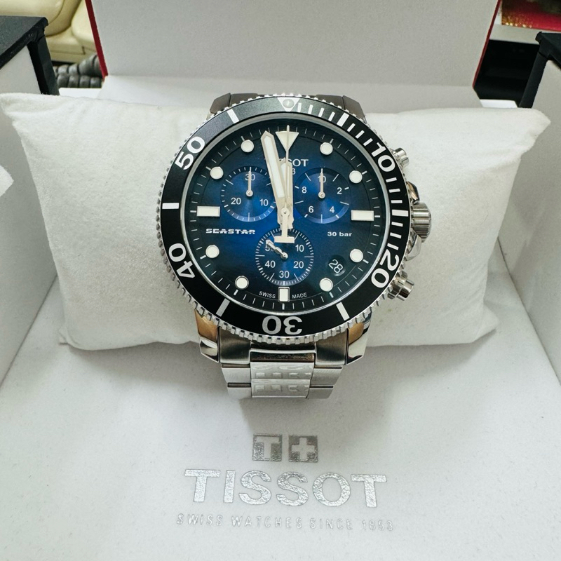 TISSOT 天梭 seastar 1000海洋之星 運動潛水錶 （有購買證明）