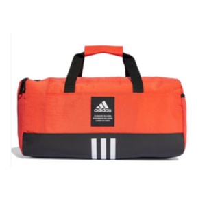 Adidas 旅行袋 健身包 網布口袋 橘紅 IR9763 【S.E運動】