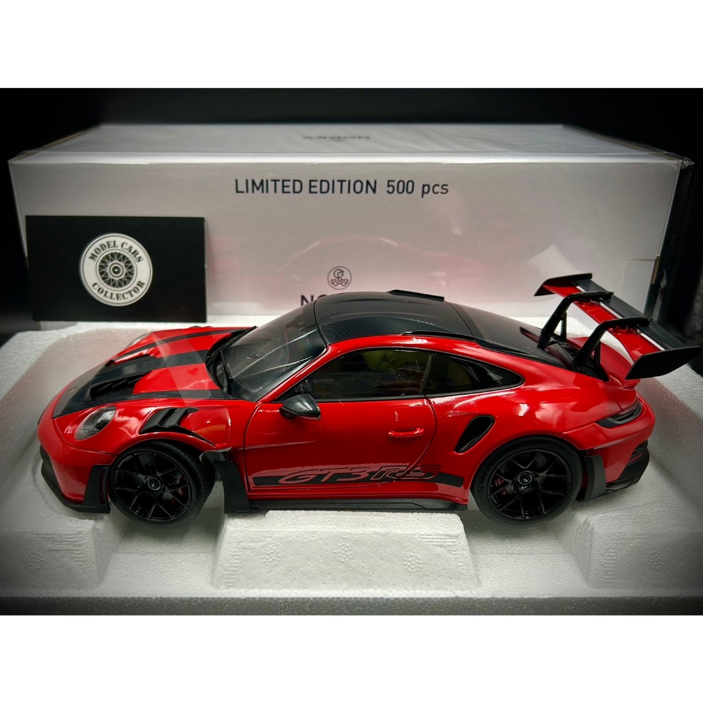 【收藏模人】Norev 紅色 Porsche 911 992 GT3 RS Weissach 1:18 1/18