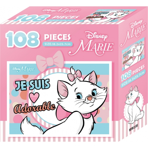 Disney 迪士尼 - 瑪麗貓 108片盒裝拼圖(A)_京甫