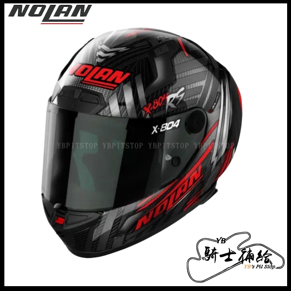 ⚠YB騎士補給⚠ 代理公司貨 NOLAN X-804RS Carbon #18 SPECTRE 紅 安全帽 X804RS
