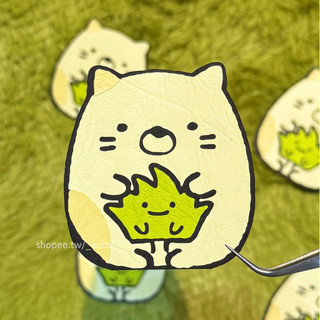 🔥現貨🔥角落生物貓咪小草紙雕 手工卡片紙雕素材 手工卡片 機關卡片 生日卡片 禮物 手作 手帳素材