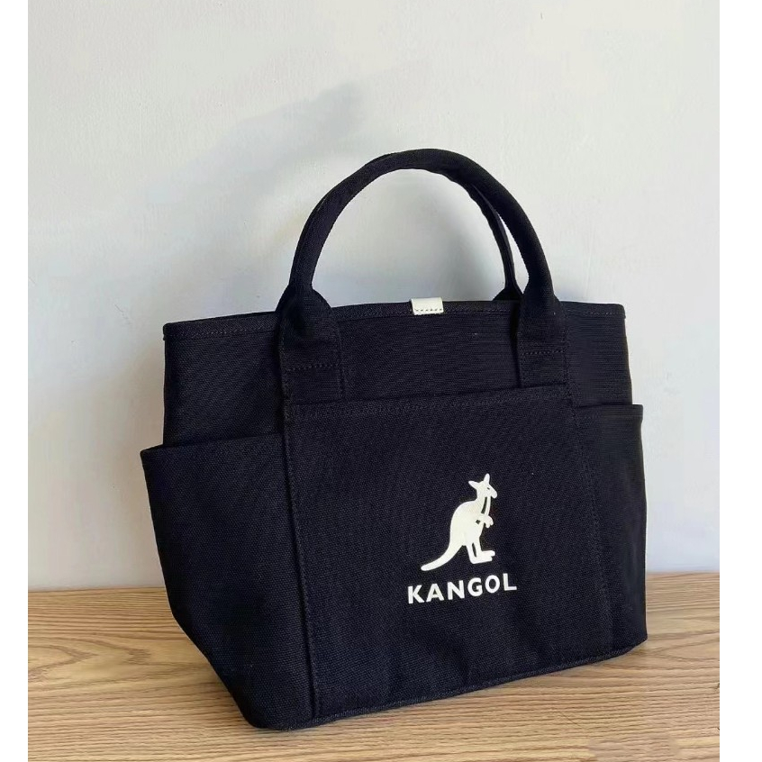 （特價出清）韓國kangol 帆布手提包 餃子包 手提包 單肩包 帆布包 女生包包 托特包 媽咪包