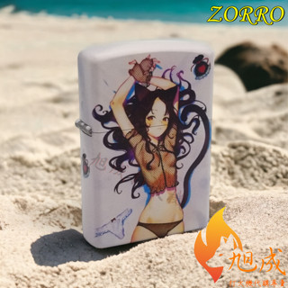 【旭成2】《預購》正品 ZORRO 佐羅 ZT040 貓女 3D彩繪煤油打火機 打火機 防風打火機 復古打火機 040