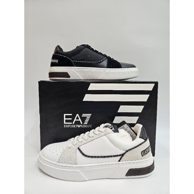 EMPORIO ARMANI EA7 休閒鞋 運動鞋 鞋子 黑色 白色 US7-10