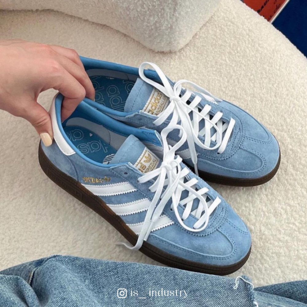 IS_Аdidаs originals Handball Spzl 德訓鞋 復古 膠底 白藍 BD7632