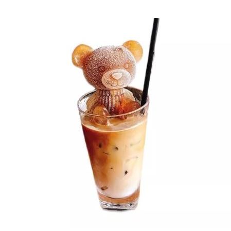 🇹🇼拉拉Lala's 小熊冰塊立體矽膠冰熊模具3D小熊冰格冰塊模具咖啡奶茶巧克力