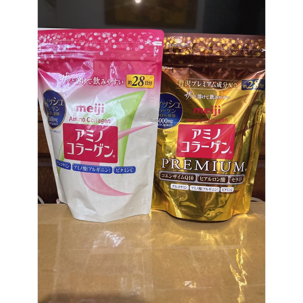 日本帶回 特價商品 明治膠原蛋白粉 粉色櫻花版28日 金色膠原蛋白粉28日 馬上出貨 不用等