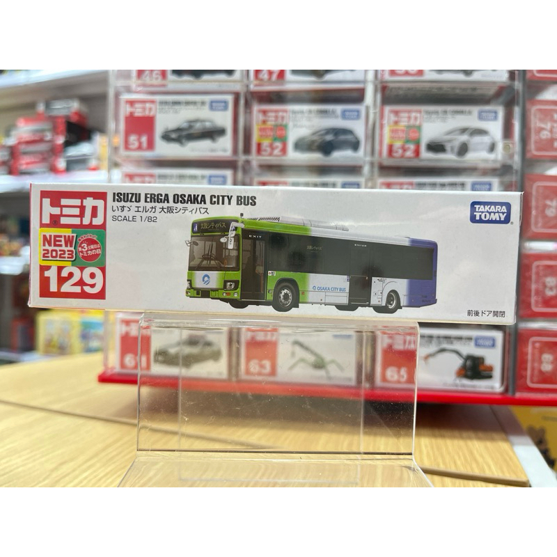 TOMICA No.129 ISUZU ERGA 大阪巴士 OSAKA CITY BUS 長車