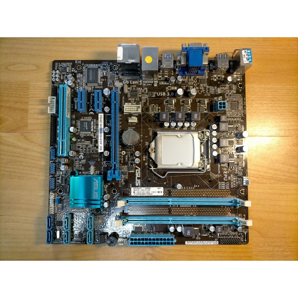 A.1155主機板-P8H61-M BM6630/DP-MB DDR3/SATA/PCI-E/顯 i7 I5直購價320