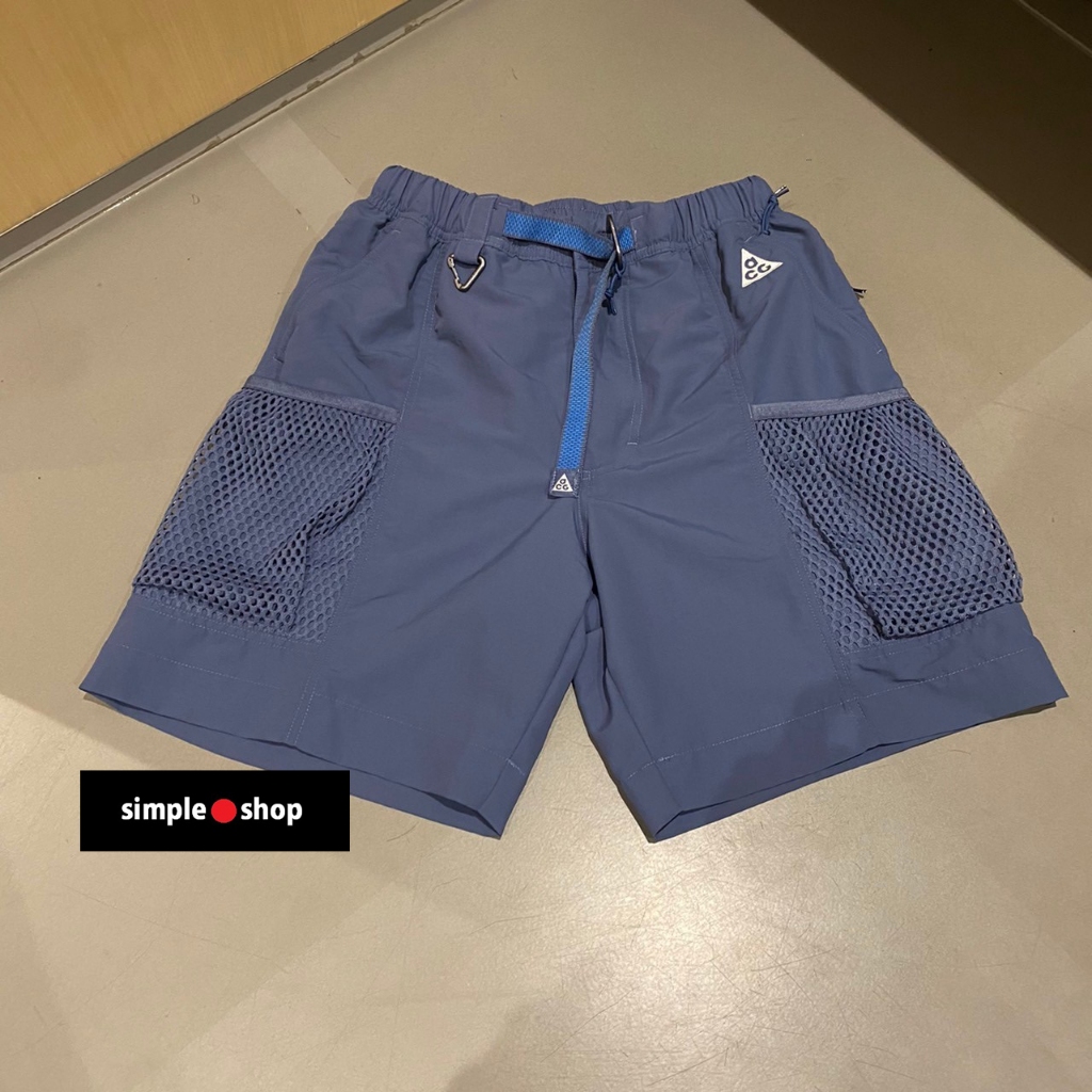 【Simple Shop】NIKE ACG Outdoor 抽繩短褲 運動短褲 藍色 男款 DV9406-491