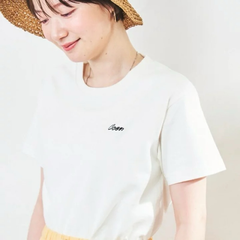 coen 刺繍ロゴTシャツ/日系刺繡Logo 短袖T恤