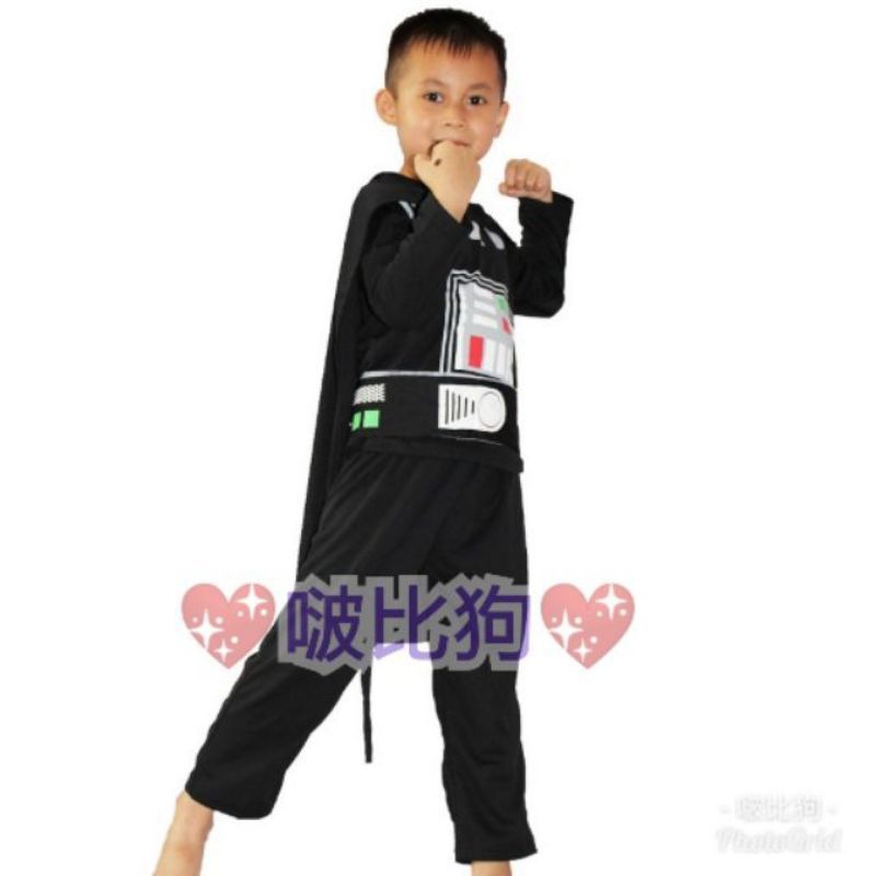 💖啵比狗💖黑武士星際大戰兒童造型服裝披風