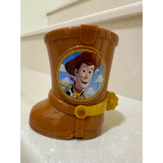 現貨 Disney 日本迪士尼商店 玩具總動員 胡迪 靴子 擺飾品 水杯 筆筒 收納筒