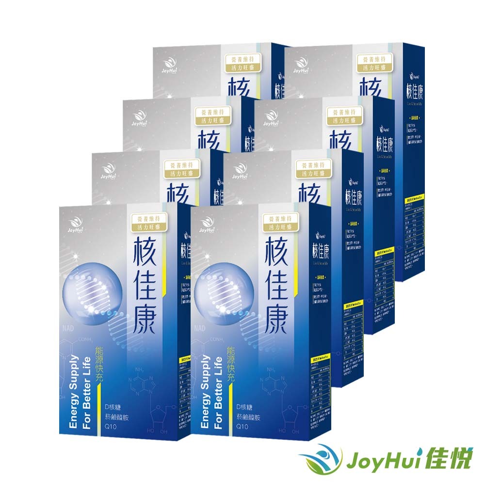 JoyHui佳悅 核佳康能量NAD+膠囊8盒(進化版NMN)_官方直營