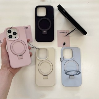 簡約素色 支點支架手機殼 液態矽膠 適用iphone 16 13 14 15 pro max i12 16pro 保護殼