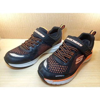 SKECHERS 男童系列 ULTRA GROOVE (403847LBKOR) 防水網布鞋面 戶外運動鞋款 CM22