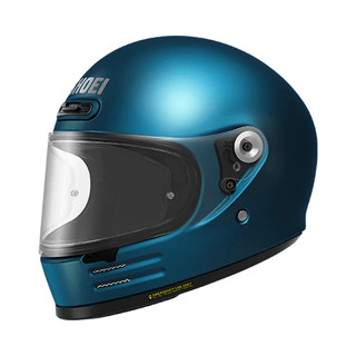 SHOEI GLAMSTER LAGUNA BLUE 藍 素色 樂高帽 復古帽 全罩安全帽 安全帽 美式 西皮 東大騎士