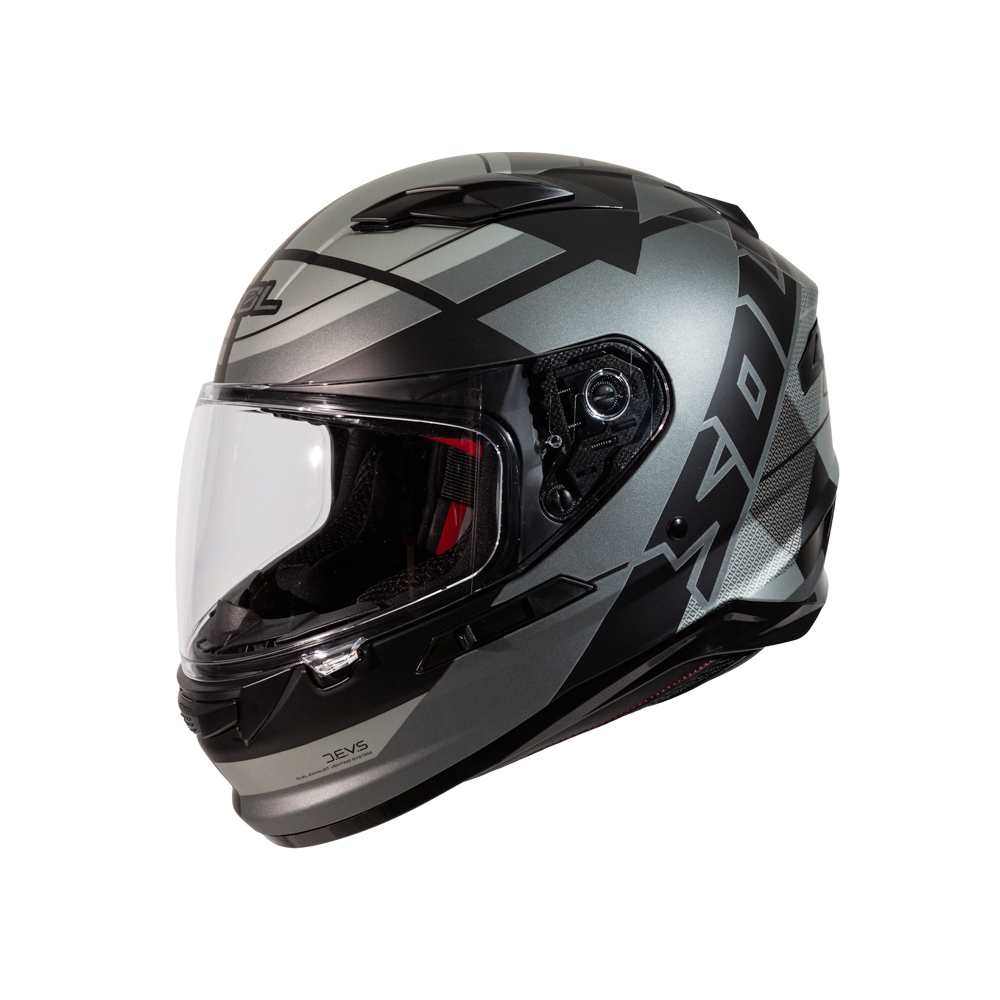 【SOL Helmets】SF-6全罩式安全帽 (超視界_消光黑/銀) ｜ SOL安全帽官方商城