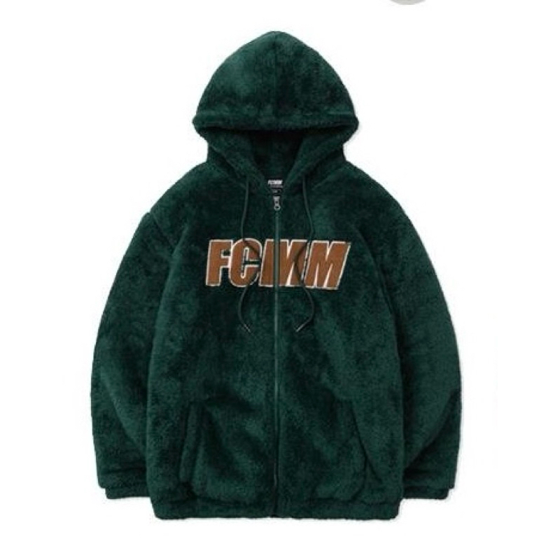 韓國潮牌 FCMM 絨毛外套  連帽外套 大LOGO 冬季外套 保暖外套
