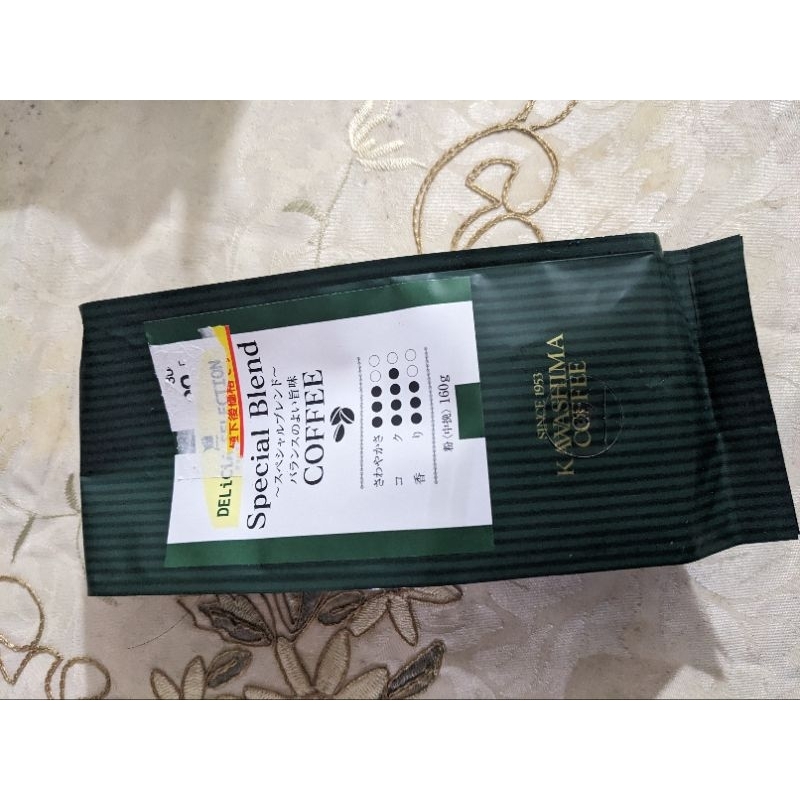 日本 kawashima coffee 中烘培咖啡粉 160g