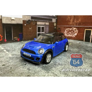 【六四分之一】RMZ｜MINI Cooper S JCW (R53)｜膠胎｜1/64合金模型車