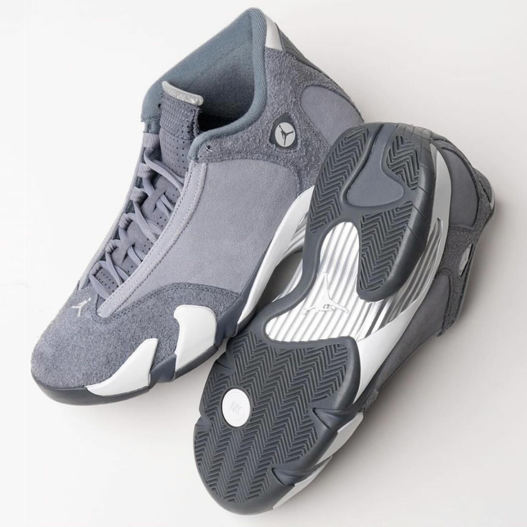 R'代購 Air Jordan 14 SE Flint Grey Cool 25週年 灰白 FJ3460-012