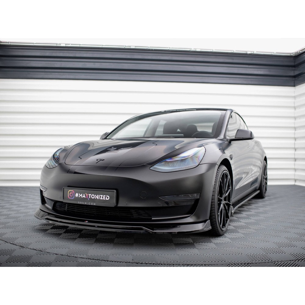 Maxton Design | Tesla Model 3 全車 空力 擾流 下巴 定風翼