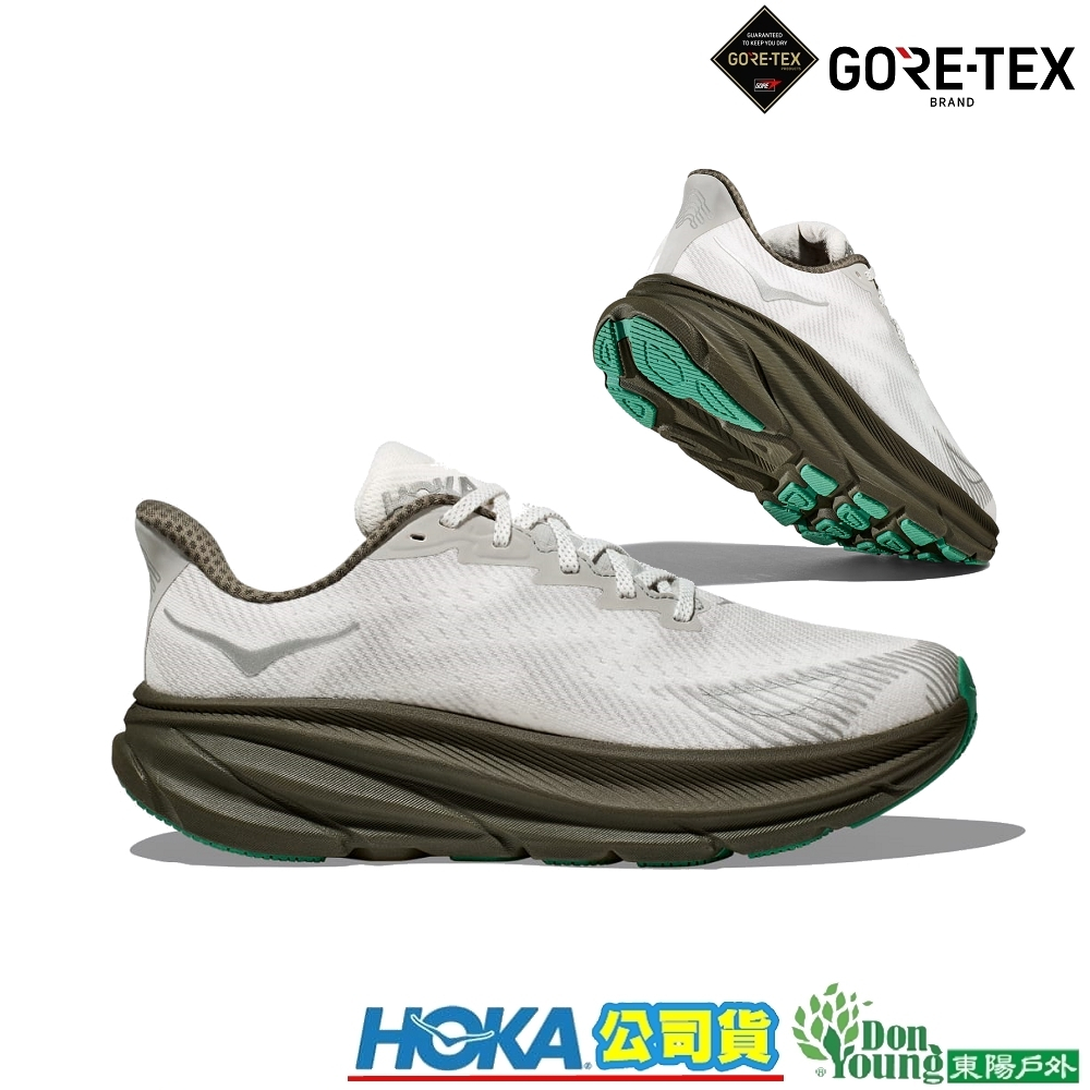 【HOKA 】限量HO1159910HMS 中性款 Clifton 9 GTX TS 反光防水透氣路跑鞋