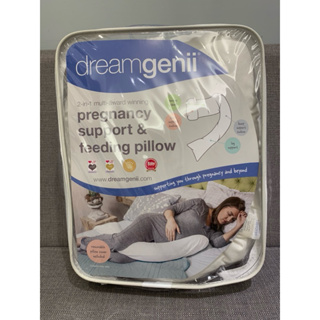 ［二手］Dreamgenii / 英國 / 夢妮 / 多功能孕婦枕/ 枕芯+枕套/ 側睡枕 / 哺乳枕