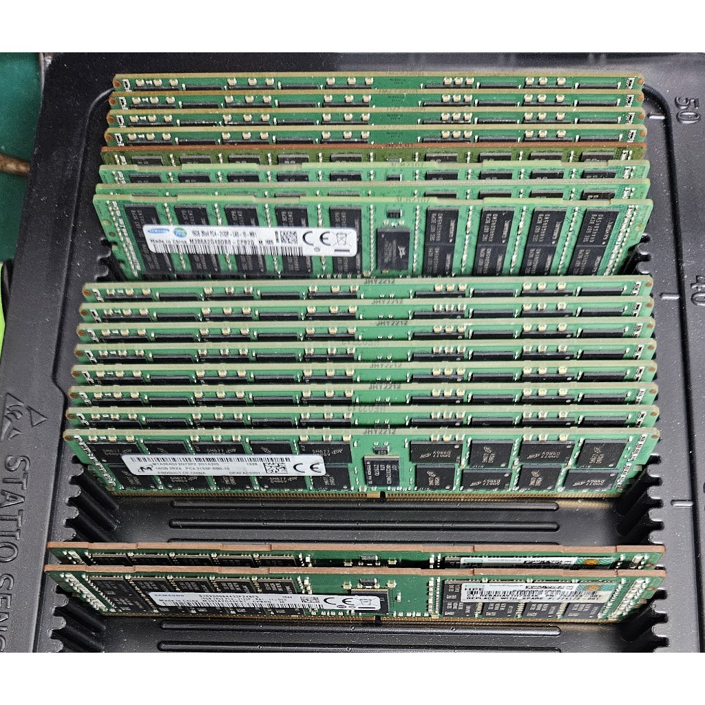 【現貨】美光-三星 16G DDR3 1600 DDR4 2133 ECC 2RX4內存條 記憶體