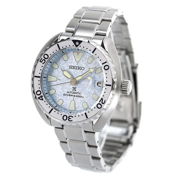 SEIKO SBDY109 精工錶 機械錶 42mm 通路限定 雪花 冰藍色面盤 鋼錶帶 男錶女錶