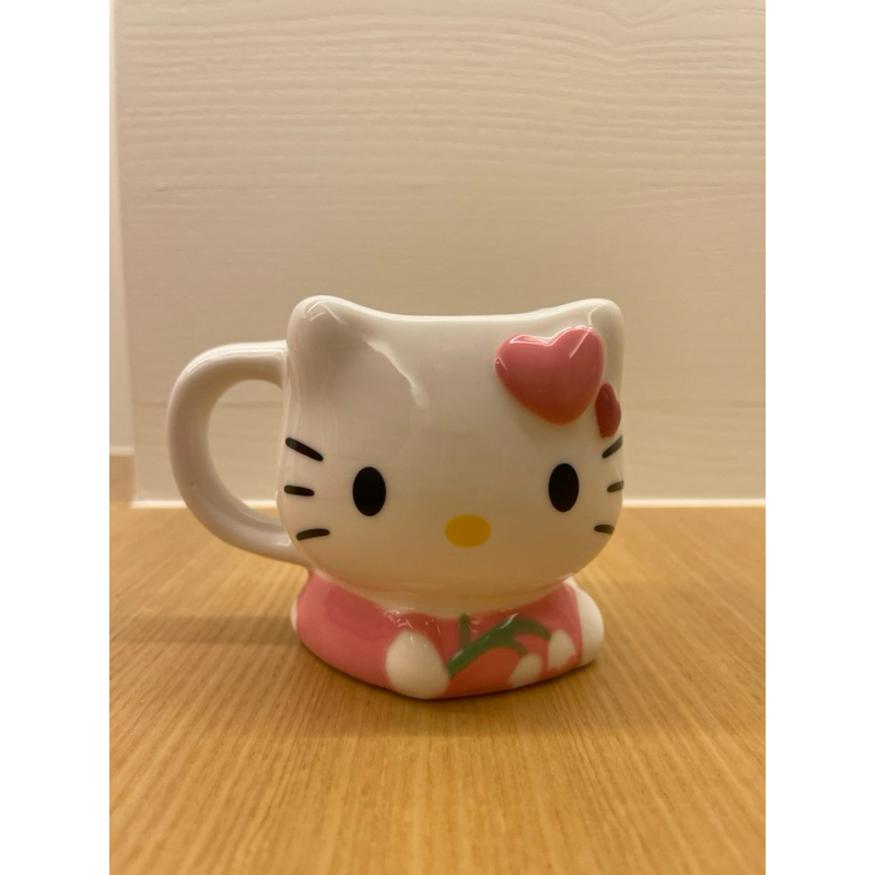 ［二手］北海道 銀の鐘 Hello Kitty陶瓷杯
