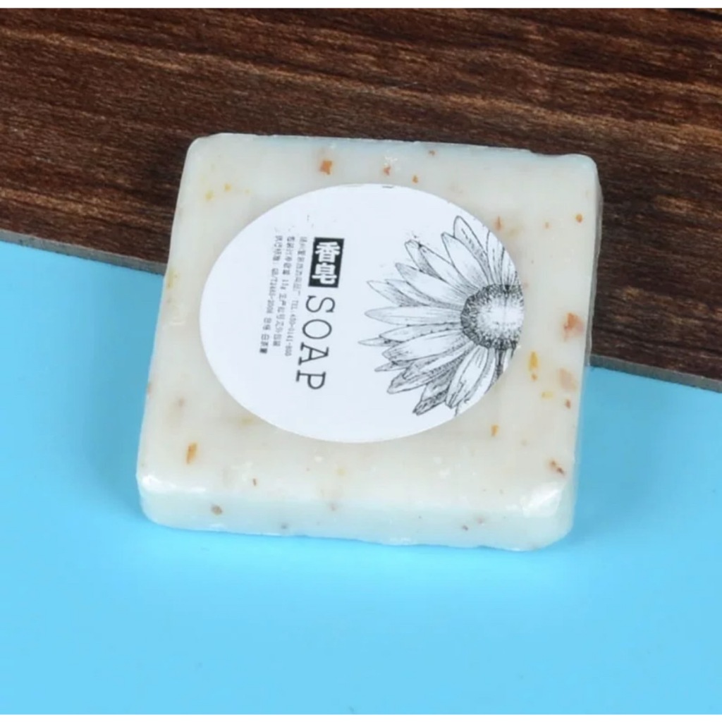 【現貨】麥麩顆粒皂 15g 一次性旅行用品 獨立包裝