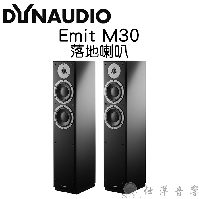 展示品出清 Dynaudio 丹麥製 Emit M30 落地喇叭 消光黑 EMIT 30 鈦孚公司貨保固