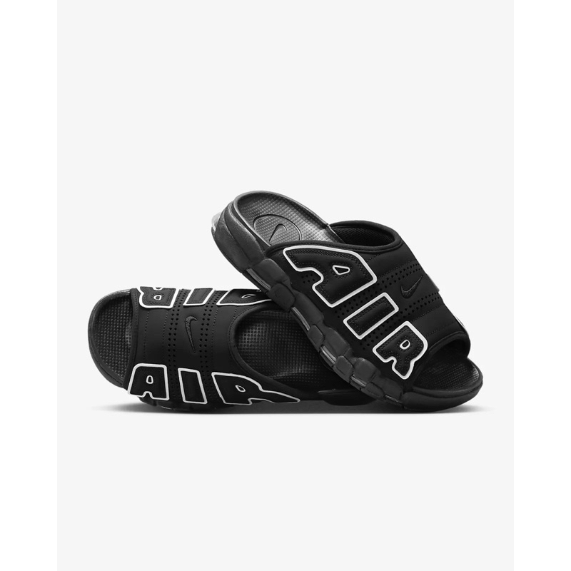 MythMaker NIKE AIR MORE UPTEMPO 黑色 男款 男鞋 DV2132 拖鞋 大AIR 氣墊