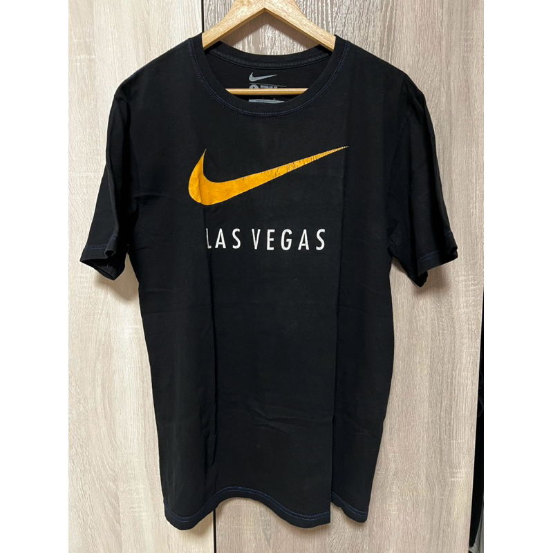 Nike 古著 Las Vegas 拉斯維加斯 t恤 黑L