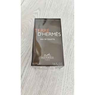 HERMES 愛馬仕 TERRE D'HERMES 大地淡香水中性男性香水 全新品 50ml