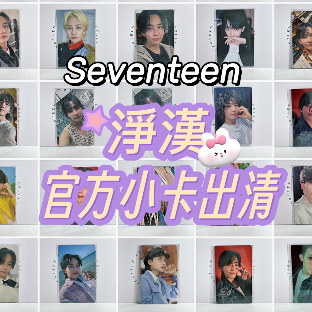 🔥seventeen 淨漢 小卡 出清 官方小卡 特典卡 專輯小卡 卡包 LD