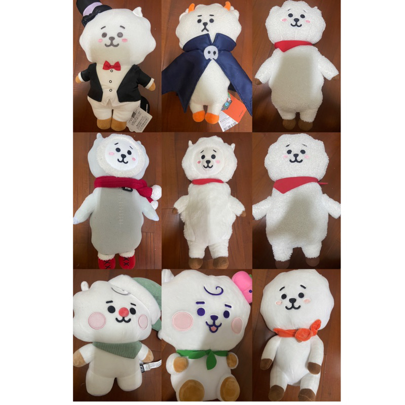 【二手出清】BT21 RJ 娃娃 一代站娃 二代站娃 聖誕 萬聖 冬日 紳士 BTS 碩珍 jin