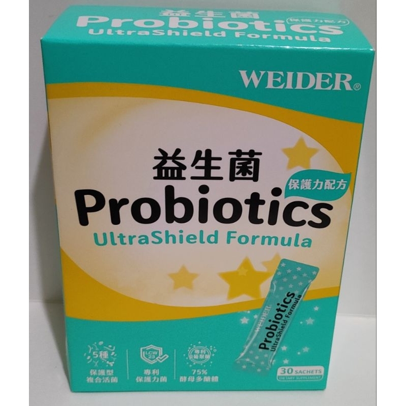 WEIDER 威德 益生菌 保護力配方 30包/盒數量:每盒30包/90公克(3公克x30包)