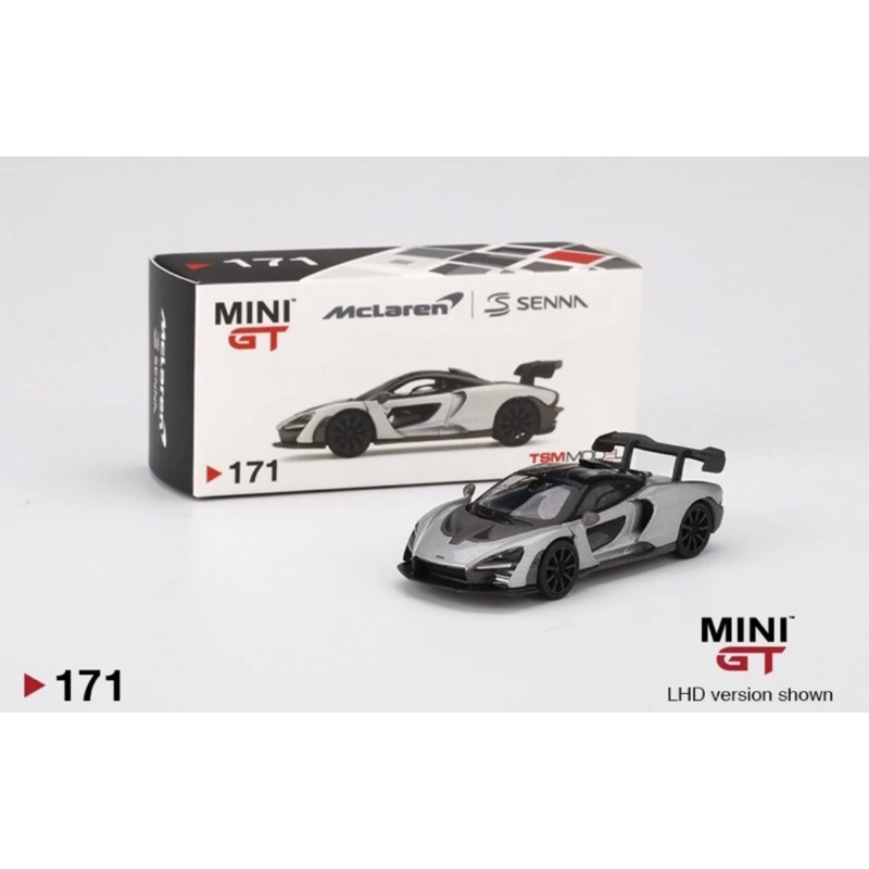 【K車庫】 MINI GT 171 McLaren Senna 銀 絕版車 全新未拆