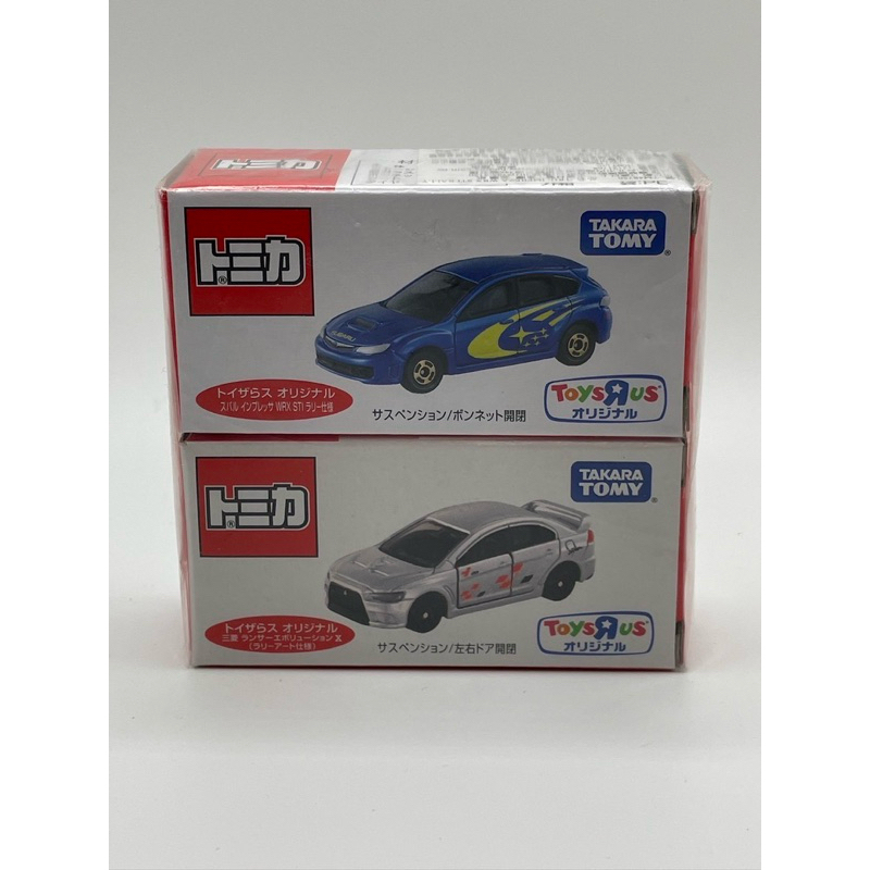 TOMY TOMICA SUBARU IMPREZA STI MITSUBISHI LANCER EVO X 合售